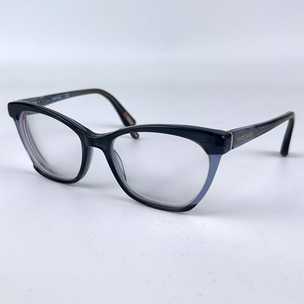 Marciano GM0287 092 Unisex Eyeglasses Frame Black Cat Eye Full Rim 53-17-135 mm